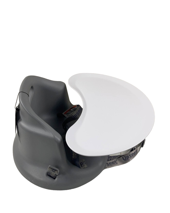 Shop Upseat Baby Floor Chair and Booster Seat with Tray, Grey at GoodBuy Gear