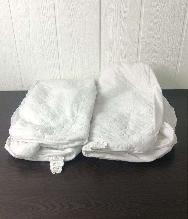 used BUNDLE Waterproof Crib Mattress Protector