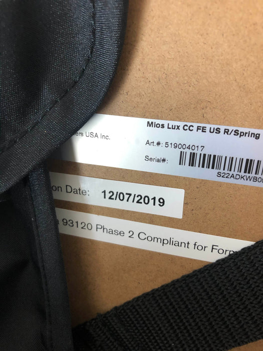 Shop Cybex MIOS LUX Carry Cot, Beige Spring Blossom at GoodBuy Gear