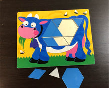 secondhand Melissa & Doug Animal Pattern Blocks