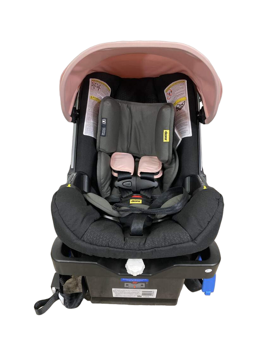 used Doona Infant Car Seat & Stroller Combo, 2023, Blush Pink