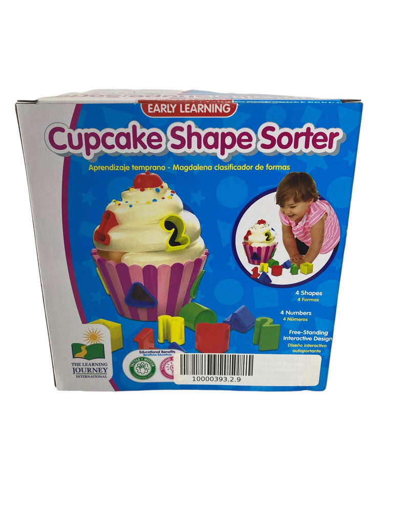 The Learning Journey Cupcake Shape Sorter