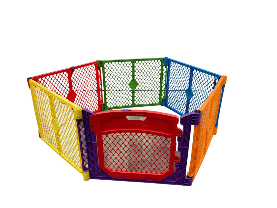 Shop North States Toddleroo Superyard Ultimate Playard, 6 Panel at GoodBuy Gear