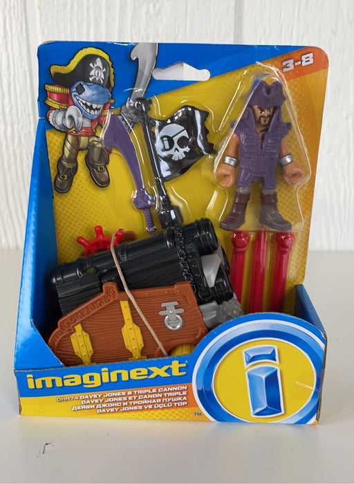 used Fisher Price Imaginext Facet Jones & Triple Cannon