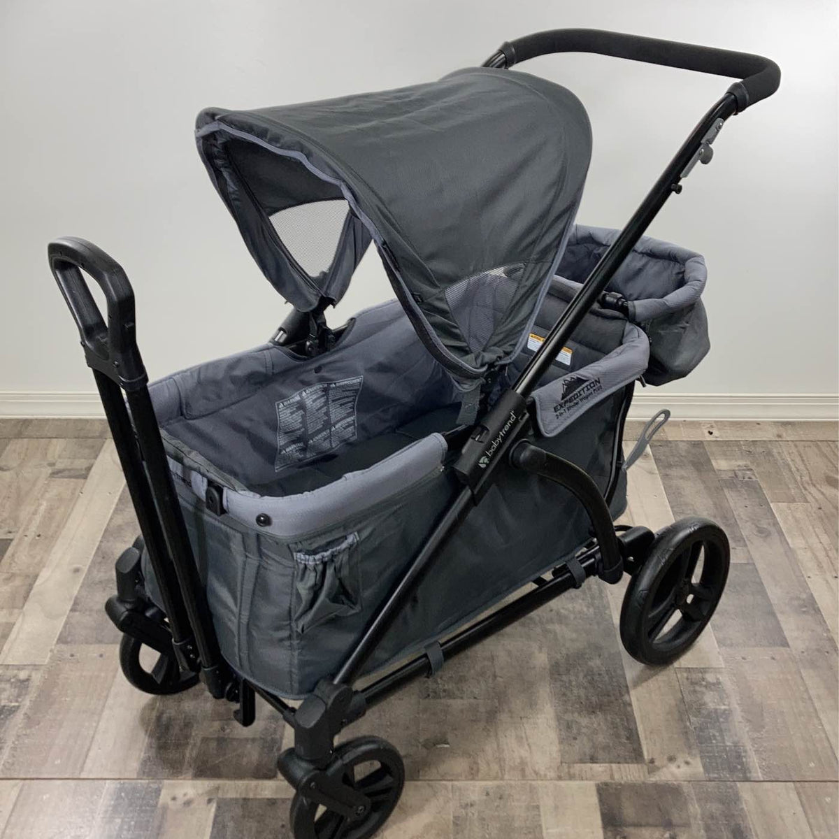 Baby Trend MUV Expedition 2-in-1 Stroller Wagon Pro, 2022, Desert Grey