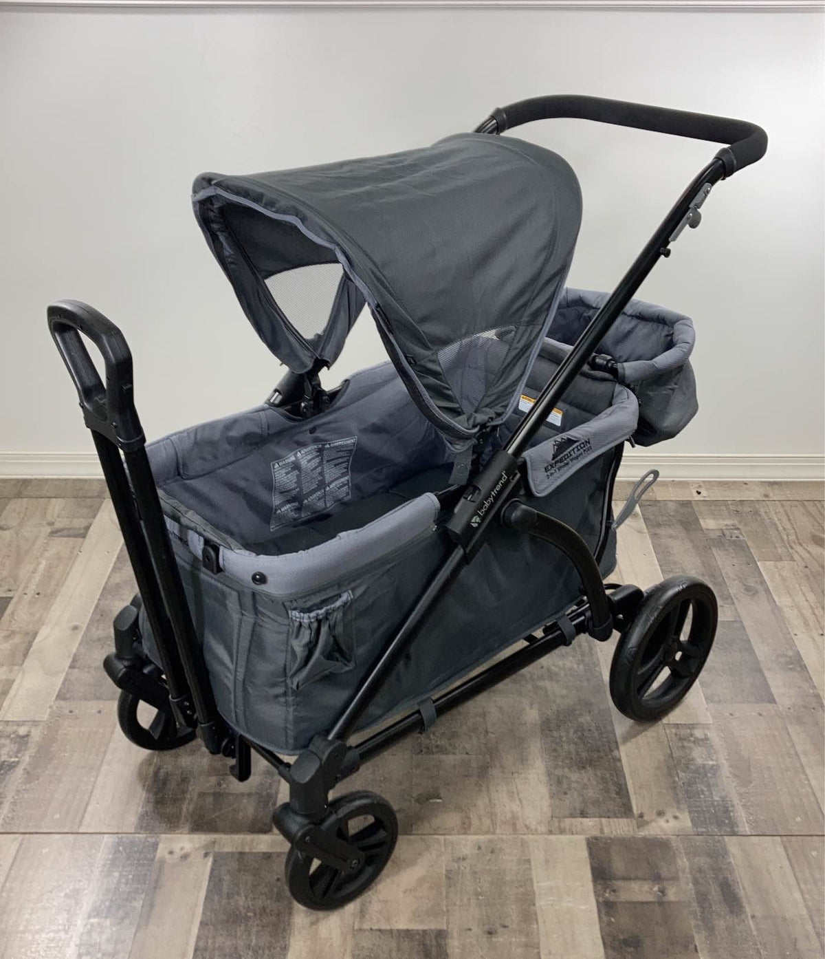 Baby Trend MUV Expedition 2-in-1 Stroller Wagon Pro, 2022, Desert Grey