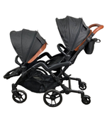 secondhand Contours Curve Double Stroller, 2022, Jet Black