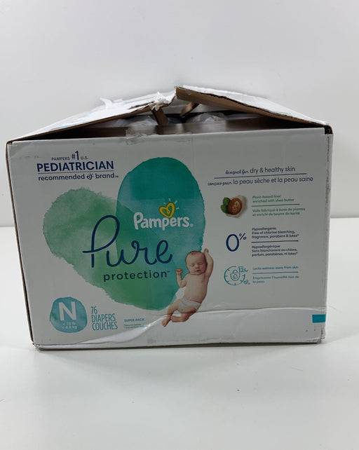 secondhand Pampers Pure Protection Diapers Size N, 76 Count