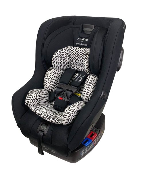 used Nuna RAVA Convertible Car Seat, Pottery Barn Kids-Broken Arrow Caviar, 2022