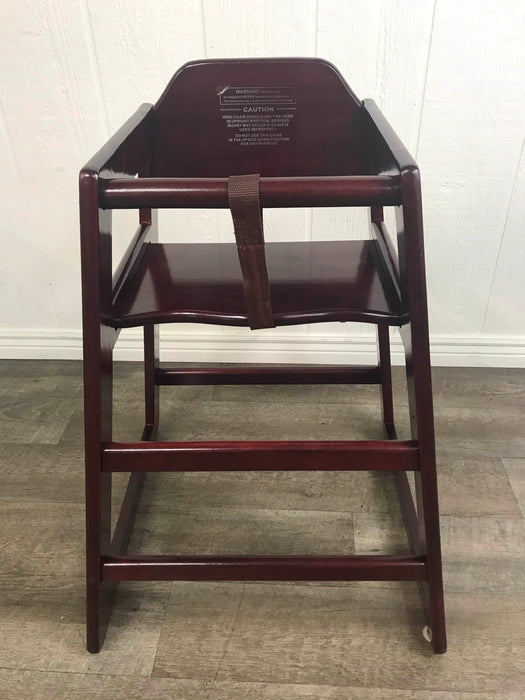 secondhand Winco Wooden High Chair