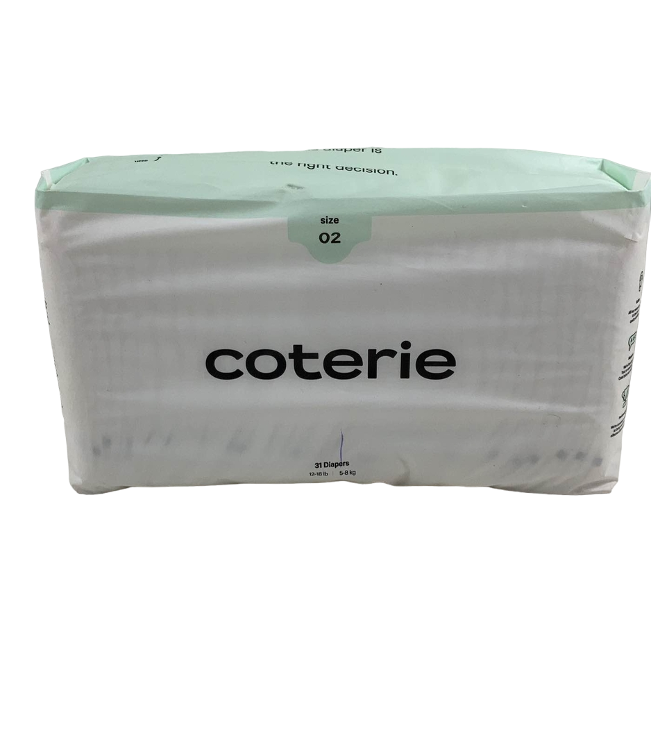 Coterie Diaper 3pack Size NB - Newborn, 93 count