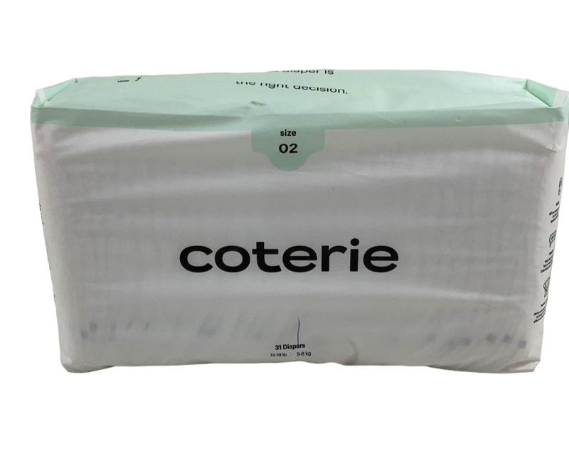 Coterie Size 2 Diapers, 31