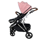 secondhand Mockingbird Single Stroller, Bloom, 2023, Watercolor Drops, Silver With Penny Leather