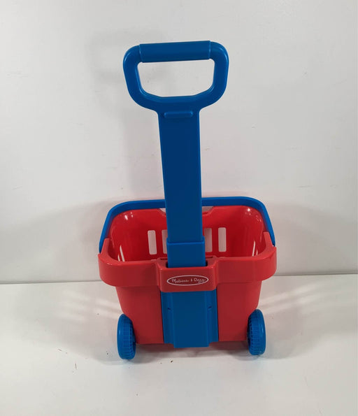 secondhand Melissa & Doug Rolling Grocery Cart