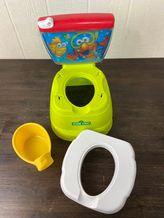 secondhand Kolcraft Sesame Street Elmo Adventure Potty Training Chair With Toilet Seat Adapter