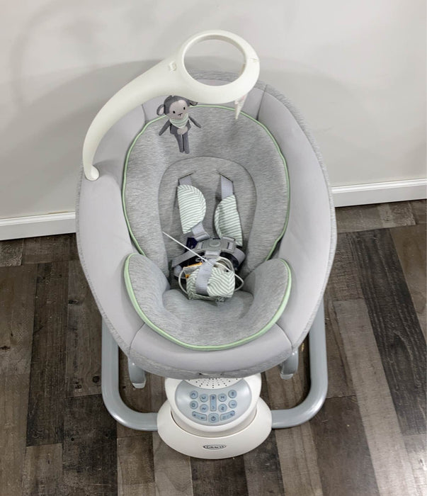 secondhand Graco Sense2Soothe Baby Swing With Cry Detection Technology