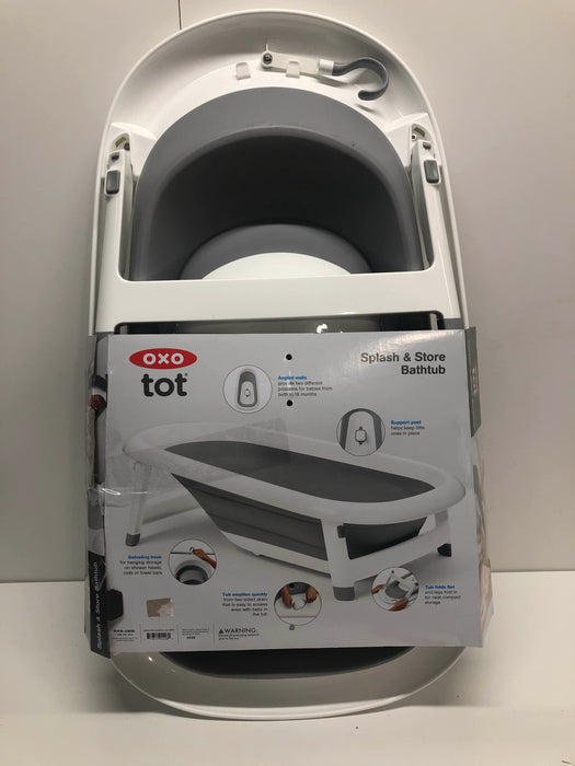 used OXO Tot Splash & Store Baby Bathtub