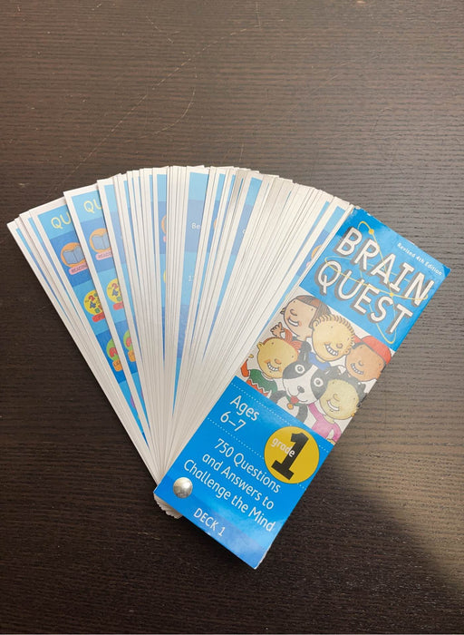 secondhand Brain Quest Q&A Cards