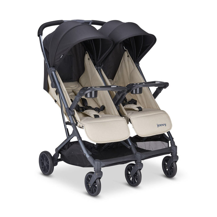 Joovy Kooper X2 Double Stroller, Sand, 2021