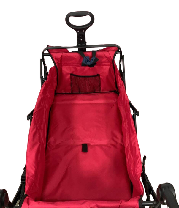 Wonderfold S2 Push and Pull Folding Wagon, Navy/Red, S Series