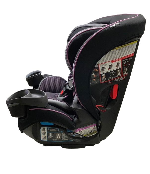 secondhand Evenflo EveryFit 4-in-1 Convertible Car Seat, 2023, Augusta Pink