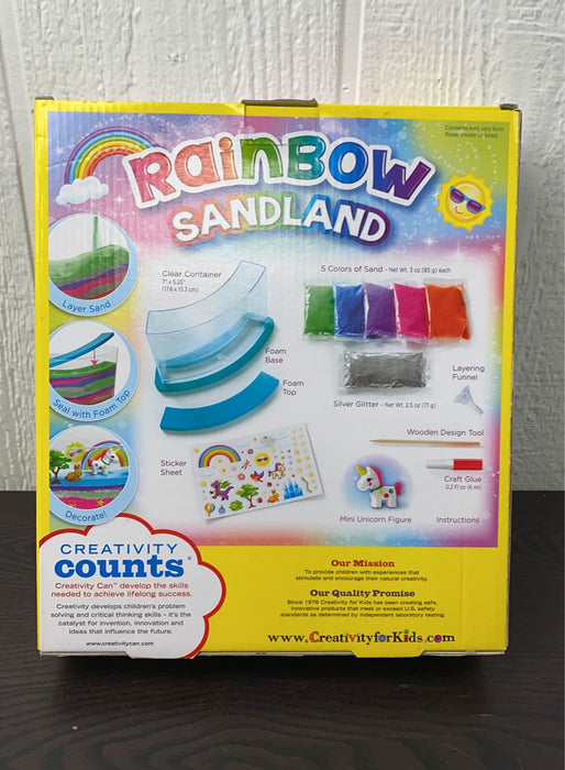 secondhand Creativity For Kids Rainbow Sandland