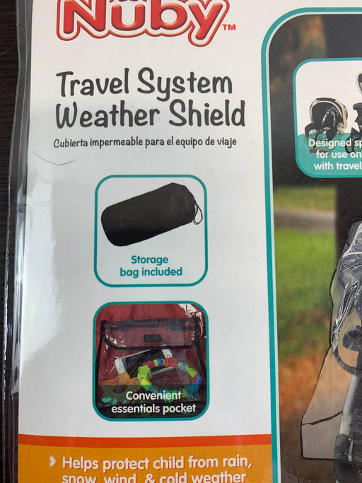 secondhand Nuby Travel System Weather Shield