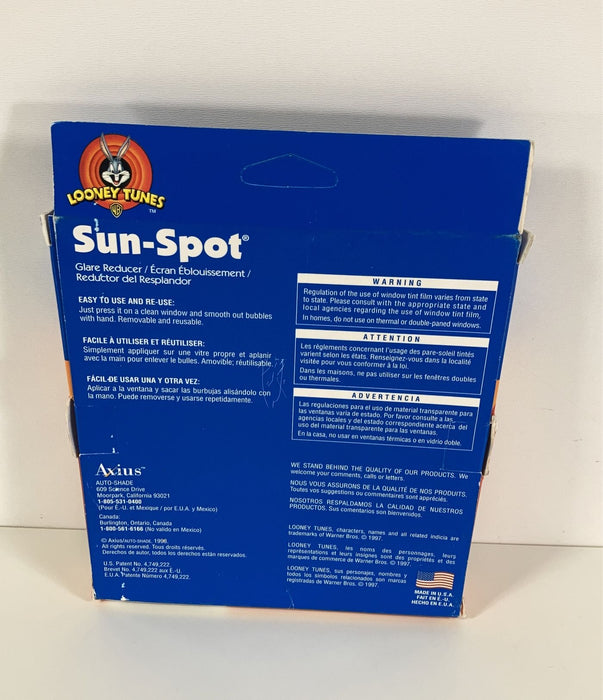 secondhand Sun-Spot Looney Tunes Sun And Glare Reducer, Tweety