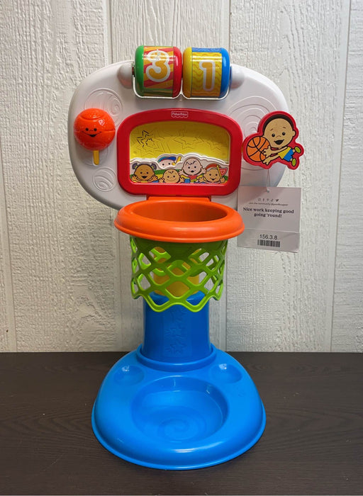 used Fisher Price Brilliant Basics Dunk N Cheer Basketball