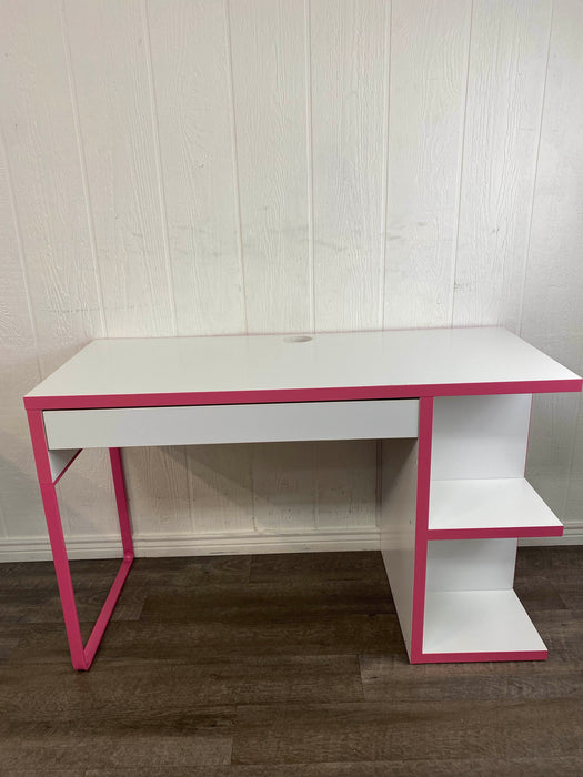 used Pink And White Desk