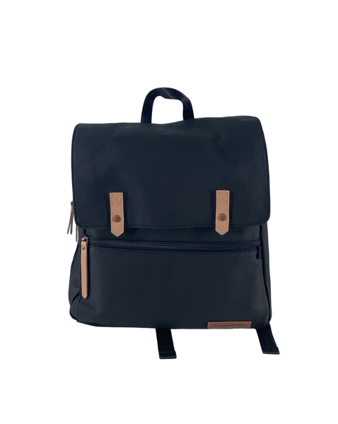 Pre Loved Petunia Pickle Bottom Meta Backpack - Black Matte Canvas Meta Backpack in Black Matte Canvas | Petunia Pickle Bottom main image 3
