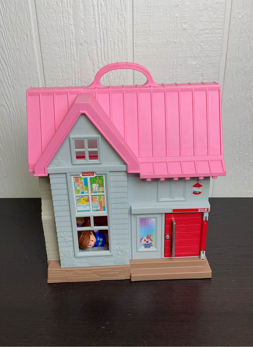 secondhand Fisher Price Little People Big Helpers Interactive Home Playset