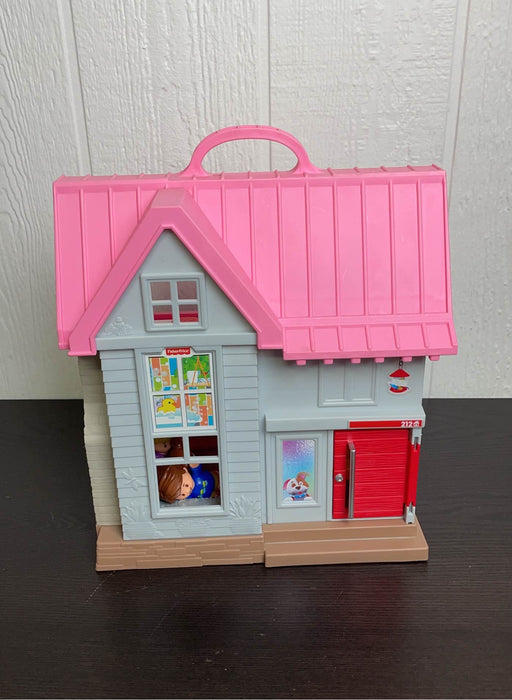 secondhand Fisher Price Little People Big Helpers Interactive Home Playset