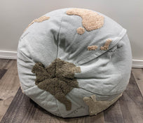 used Lorena Canals World Map Pouf