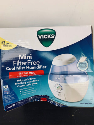 Vicks Mini Filter Free Cool Mist Humidifier