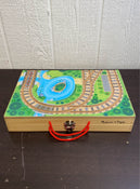 secondhand Melissa & Doug Take-Along Railroad
