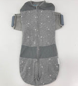 used Happiest Baby SNOO Sack, Medium (12-18 lbs), Graphite Stars