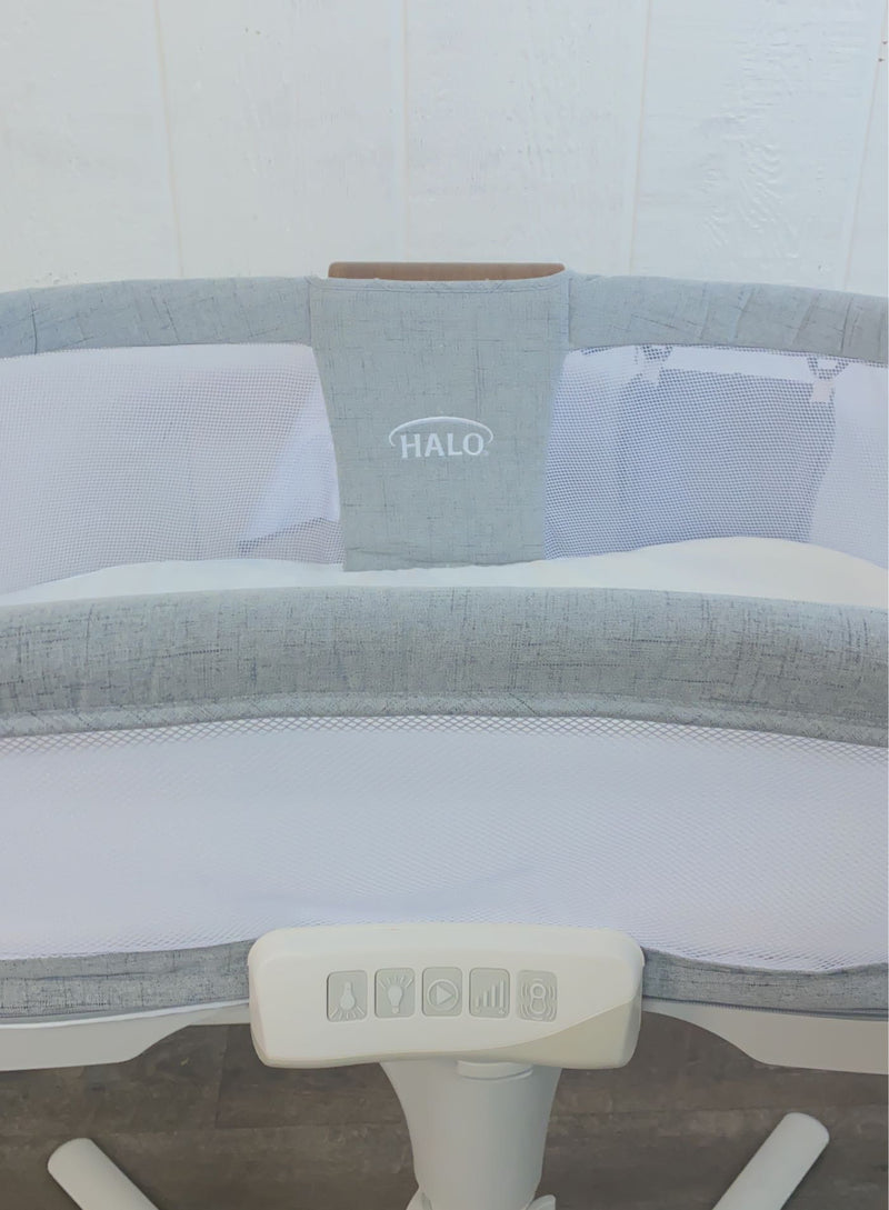 Halo BassiNest Swivel Sleeper Luxe Series, Dove Grey Tweed