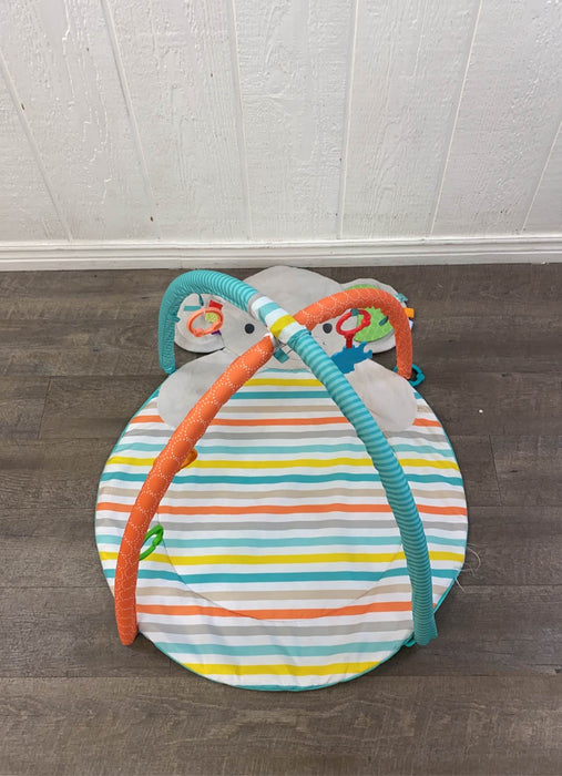 used Bright Starts Activity Gym, Hug & Cuddle Elephant