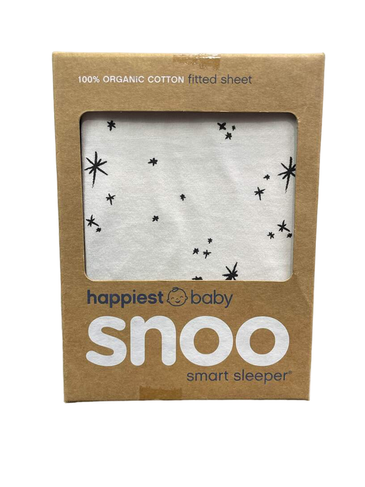 used Happiest Baby SNOO Fitted Sheet, Ivory Galaxy