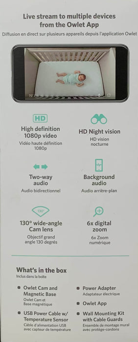 secondhand Owlet Camera