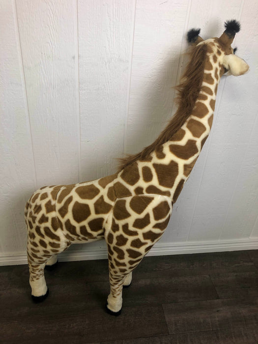 secondhand Melissa & Doug Giraffe Giant Stuffed Animal
