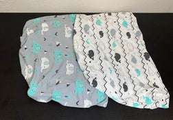 used BUNDLE Fitted Crib Sheets