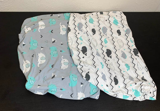 used BUNDLE Fitted Crib Sheets