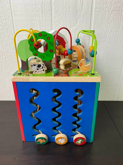 secondhand Battat Wooden Activity Cube