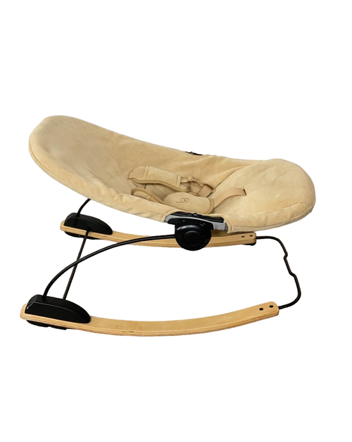 secondhand Bloom Coco Go 3-in-1 Bouncer, Coconut White Organic, Natural Wood