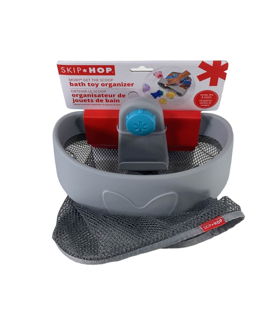 Skip hop moby scoop & splash bath 2024 toy organizer