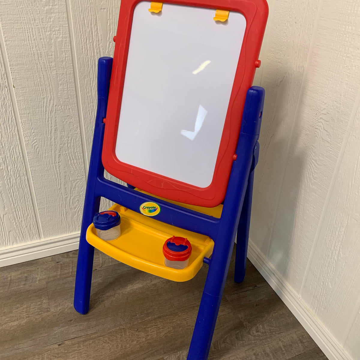 新品未使用FLIP AND DRAW Ⅰ Ⅱ 2枚組 Crayola Quick Flip 2-Sided Art Easel with Magnetic Letters and