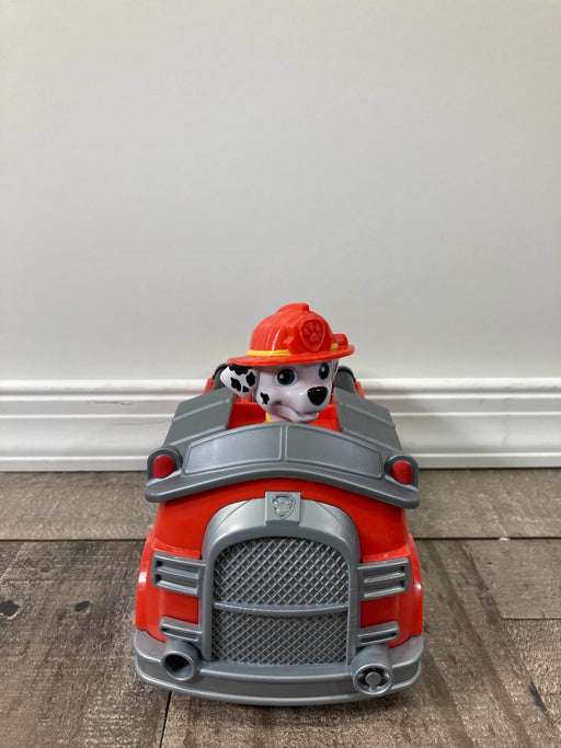 secondhand PAW Patrol Fire Engine With Marshall Toy