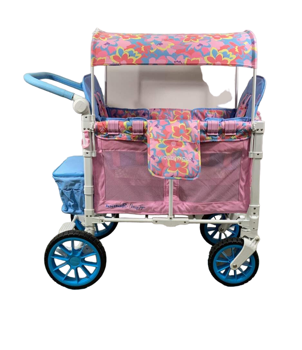 secondhand Wonderfold W2 Luxe Multifunctional Double Stroller Wagon, 2023, Baby2Baby x Chrissy Teigen Special Edition